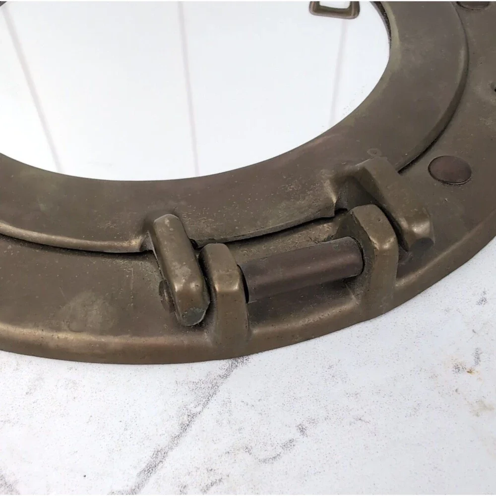 Mirror vintage brass